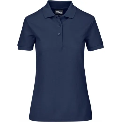 Ladies Exhibit Golf Shirt Navy